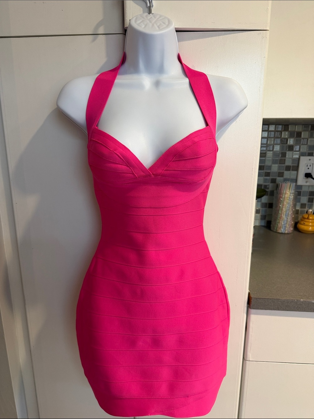 I.AM.GIA ROSELLA BANDAGE MINI DRESS